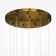 Suspension lamp Maytoni Mod254PL-12BS, 12XG4, 28W, 371 cm, Brass color