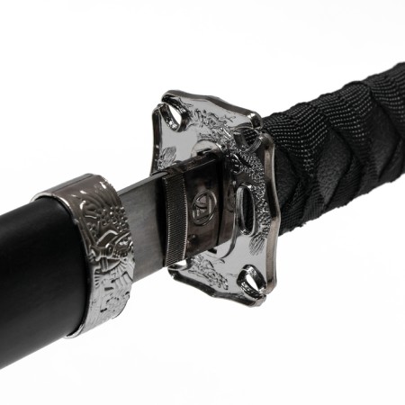 Suv. Product Katana 3V1 on a stand, scabbard wood, black dragon 52/78/98cm-3