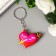 Trick rubber "Heart with the inscription - love" mix 4x3x1.4 cm