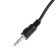Qumo Halo headphones, game, microphone, 2x3.5+usb, 2m, backlight, black
