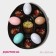 Glass stand for the eggs "Easter", 10 cells, 24 × 20.5 cm, black color