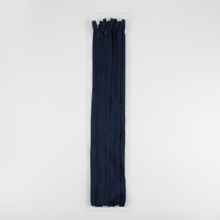 Lightning secret, No. 3, non-proceeding, castle machine, cotton, 50 cm, dark blue color-2