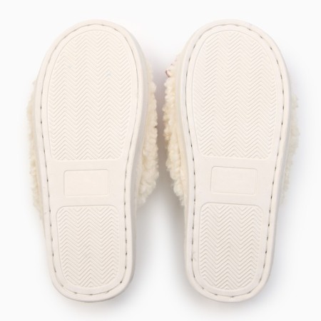 Women's slippers with an open nose, size 36-37, pink bow-4