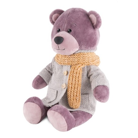 Soft toy "Bear Ronnie in a coat", 21 cm