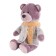 Soft toy "Bear Ronnie in a coat", 21 cm
