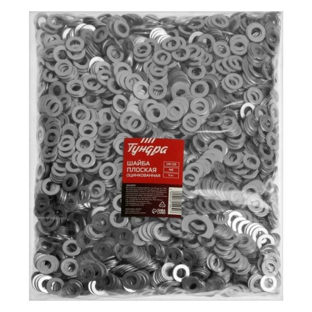 Washer Tundra Krep, flat, DIN125, galvanized, M8, 5 kg-3