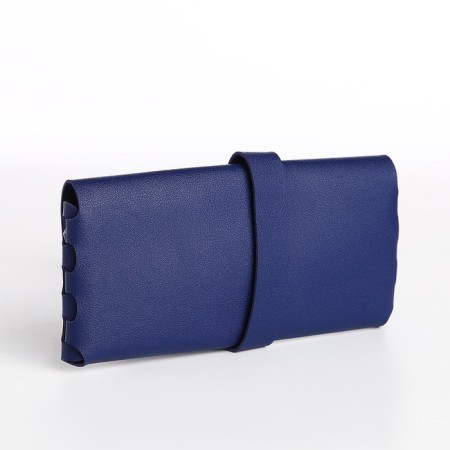 Case for glasses on the clue, the color is blue-1