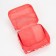 Cosmetic bag with lightning, red color