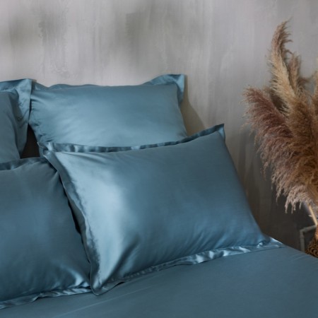 Pillowcase SL Home Tencel 50*70+3 cm, col. Gray-blue