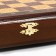 Wooden chess "Dark red classic", 30 x 30 cm, board game, King H-8 cm
