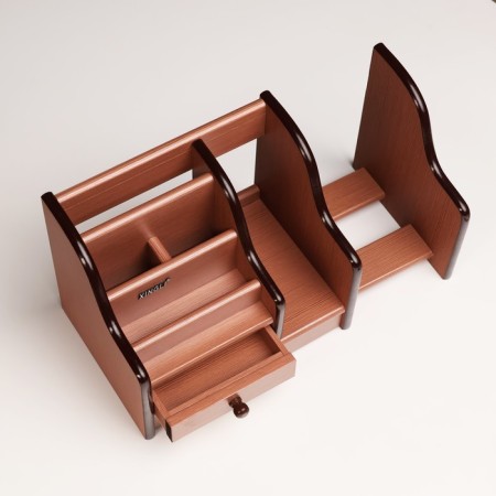 Organizer 5 sections, with a drawer, a retractable section 22*17*15cm-4