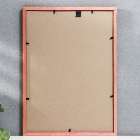 Photo frame pine С14 No. 1 Cherx 25x35 cm (plastic screen)-1