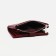 Women's wallet on the button, burgundy color