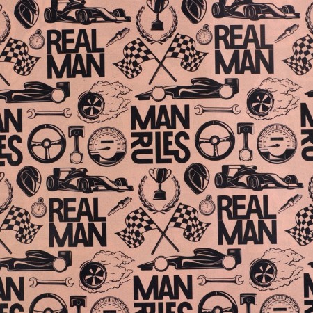 Paper packaging glossy bilateral "brutality", 50 x 70 cm-1