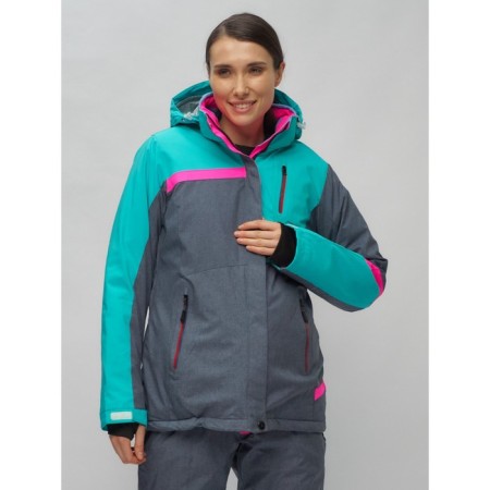 Ski costume is female, size 42, green color-26