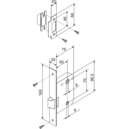 Fuel Fuaro F72-50 AB latch, bronze color-1