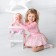 Children's toy: a table for feeding with a soft seat, the collection "Diamond Princess" White