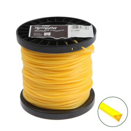 Flaim for the trimmer tundra, cross -section Triangle, d = 3 mm, 80 m, nylon