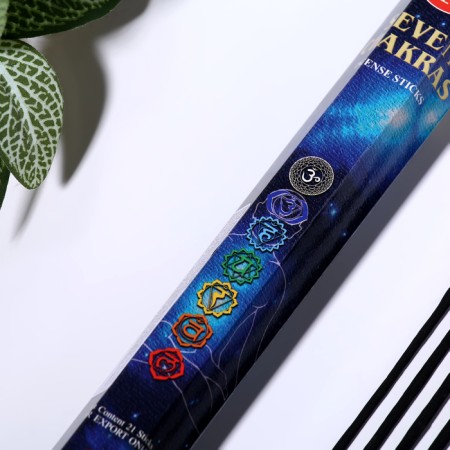 Incense HEM "7 chakras 7 Chakras, 20 sticks in packaging, hexagon-1