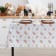 ROSELL ROSES ON LINEN 146x180 cm, 100% cotton, mittle 164 g/m2