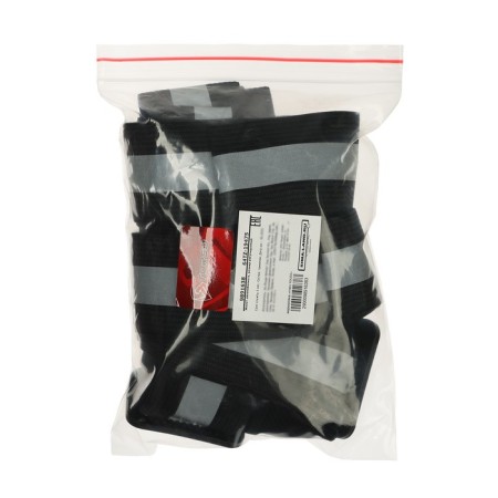 Signal vest, reflecting with adjustable size, black-4