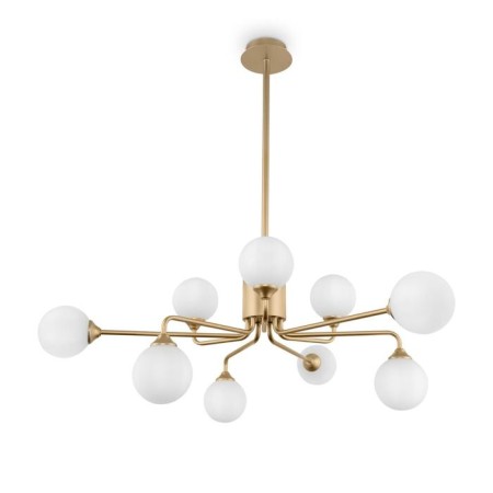 Alexis chandelier, 9x40W G9, color gold