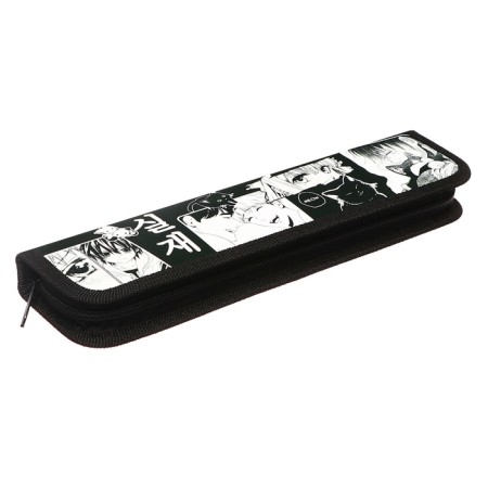 Penal for brushes 270 x 70 27 mm, laminated cardboard, PKK 10-5 "Black and white anime" 70825-1