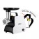 KitFort KT-2117, 300 W meat grinder, 1.2 kg/min, 3 nozzles, reverse, white and black