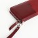 Women's wallet with lightning, burgundy color
