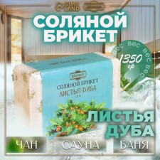 Salt briquette 