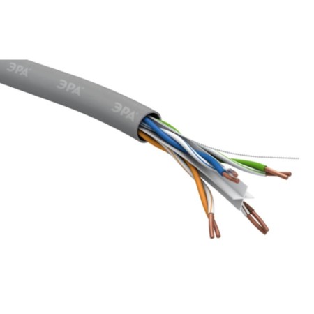 Cable twisted pair era U/UTP 4x2x23 AWG CAT 6 CU PVC 305 m