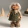 Interior doll "Kikimorka in a sundress with a patch" 27.5 cm