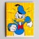 Notebook 48 sheets in a cage, cardboard cover, Donald Duck