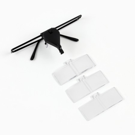 Lupa tax 1.5x, 2.5x, 3.5x binocular, with 3 lenses in the kit-2