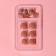 Follow legs "Perfect pedicure. Classic jacket ", 24 pcs, adhesive plates, beige/white color