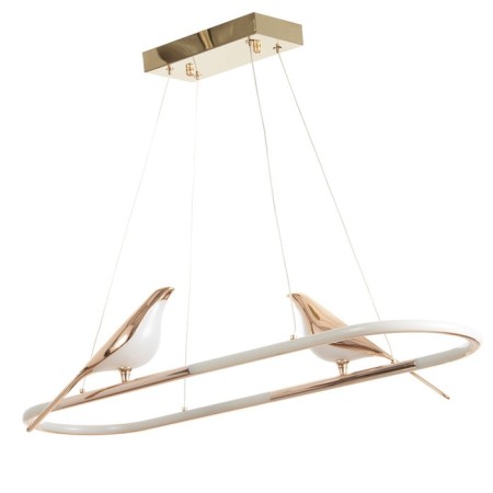 Lamp "Birds" 80W LED gold 89x37x30cm Bayerlux
