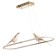 Lamp "Birds" 80W LED gold 89x37x30cm Bayerlux