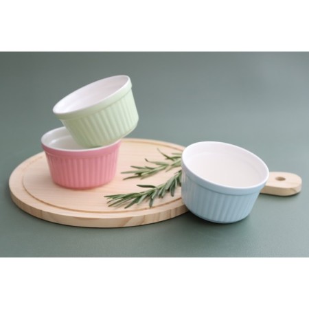 Ramekin from heat -resistant ceramics of the Dolyan "Nyud", 200 ml, 9 × 5 cm, blue color-6