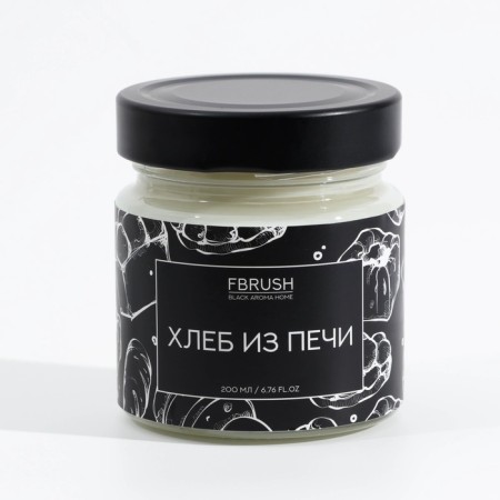 Соевая свеча BLACK AROMA HOME "Хлеб из печи", 200 мл-3
