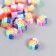 Beads for the creativity of PVC "Flower Smail" Rainbow set 20 pcs 1x1x1 cm