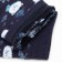 Women's terry socks "bears", dark blue color, size 23-25