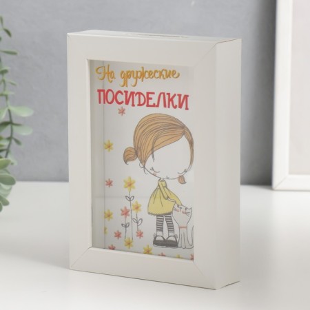 Interior plastic porery "Friendly gatherings" 17x12x3.8 cm-3