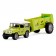 Metal jeep machine, with a trailer, inertial, mix