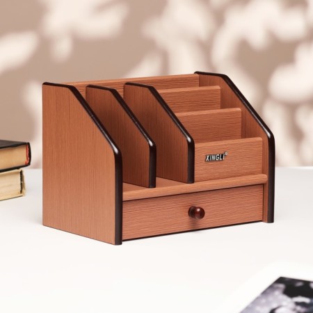 Organizer 5 sections, with a drawer, 21*15*13cm