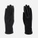 Gloves are female, dimensionless, without insulation, black color