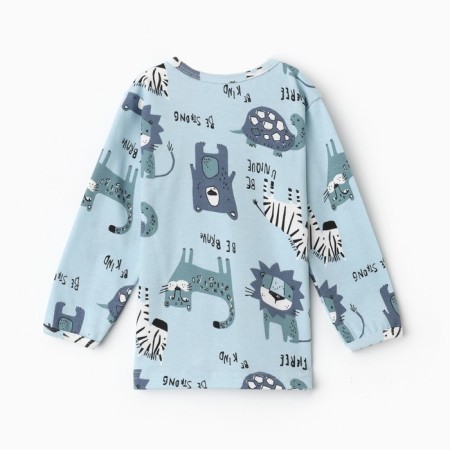 Children's Longsliv "Be Strong", blue color, height 56 ​​cm-3