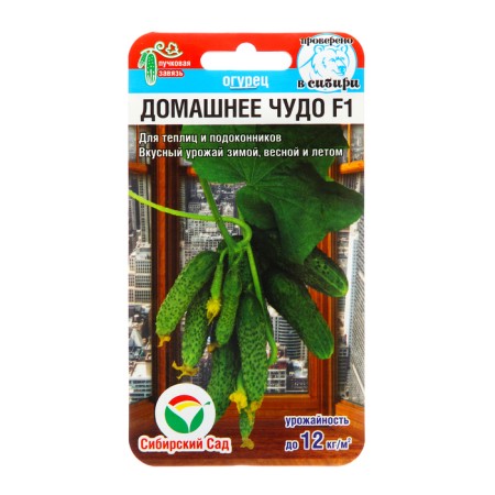 Cucumber seeds "Home Miracle", F1, 7 pcs.