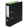A4, 75 mm, LAMARK, PVC, double-sided coating, metal edging, pocket for a spine, collected, black/green
