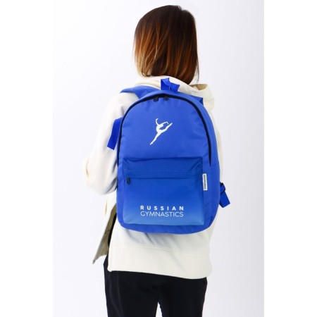 The backpack "Gymnastics" Putin Team, 29 x 13 x 44 cm, lightning department, n/pocket, blue-9