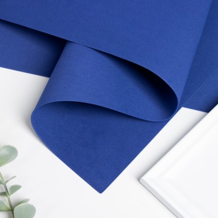 Foamiran matte 50x50cm 1 mm, dark blue